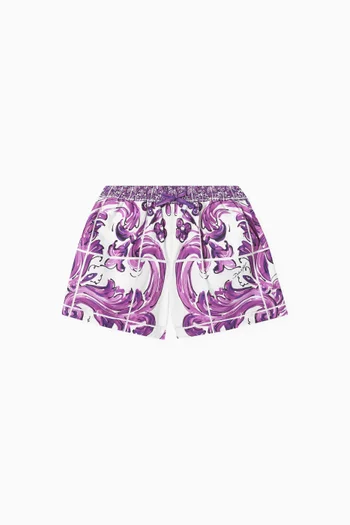 Maiolica Shorts in Cotton