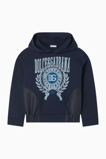 D&G Print Hoodie in Jersey