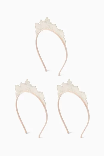 Guilded Splendour Tiaras, Set of 3