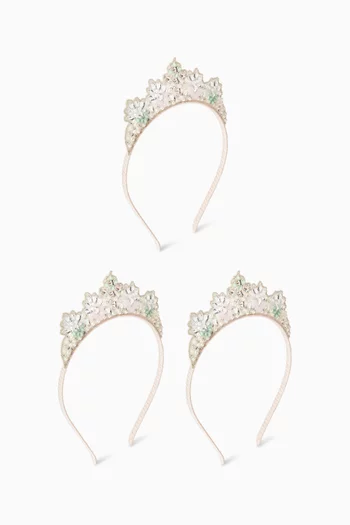 Guilded Splendour Tiaras, Set of 3