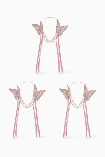 Pretty Papillon Headband, Set of 3