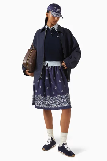 Logo Polo Shirt in Cotton Piqué