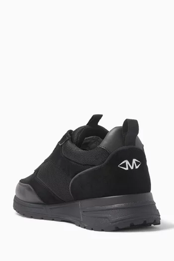 Bethnal Sneakers in Leather & Mesh