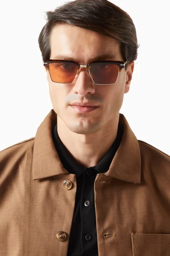 Alin Sunglasses in Titanium & Acetate