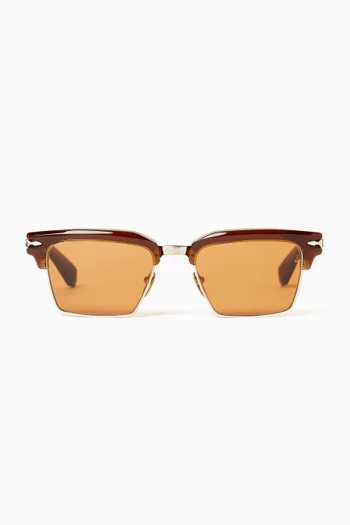 Alin Sunglasses in Titanium & Acetate