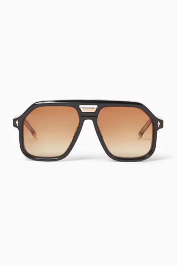 Casius Aviator Sunglasses in Acetate
