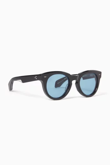 Fontainebleau 2 Round Sunglasses in Acetate
