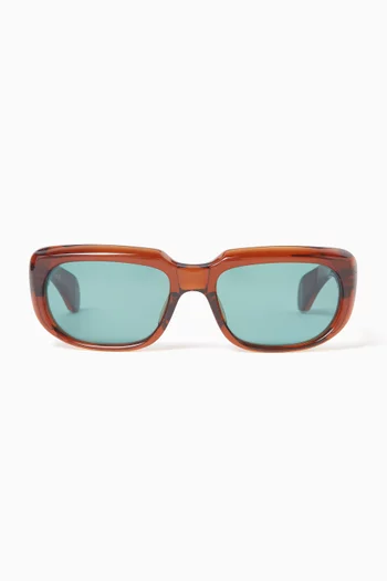 Sartet Rectangular Sunglasses in Acetate