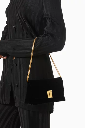 Nobile Clutch Bag in Velvet