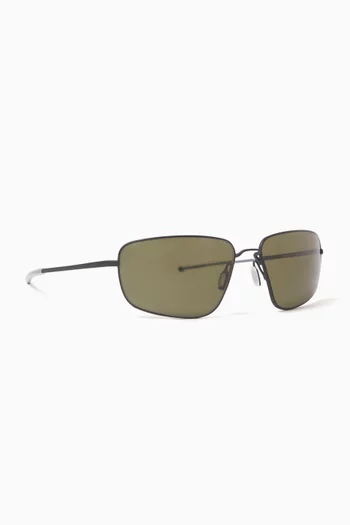 Marathon Sunglasses in Stainless Steel