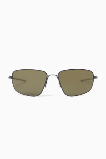 Marathon Sunglasses in Stainless Steel