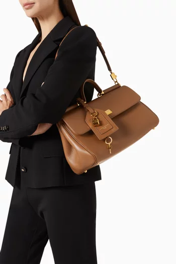 My Sicily Handbag in Calfskin Leather