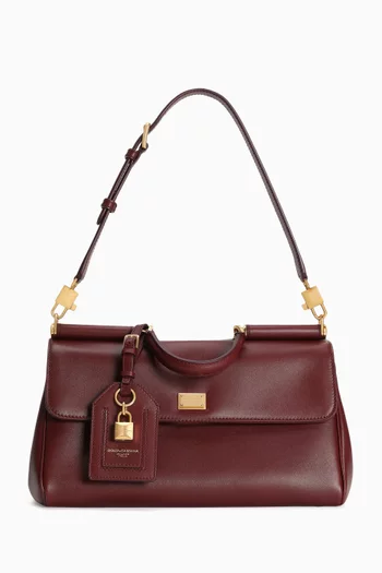My Sicily Handbag in Plongé Calfskin Leather