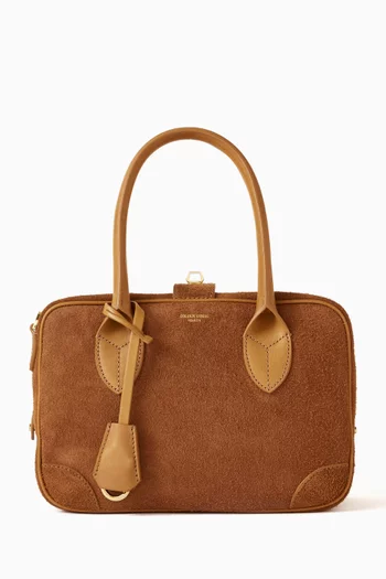 Vita Top-handle Bag in Furry Leather