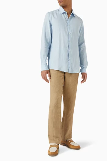 Long-sleeve Shirt in Linen