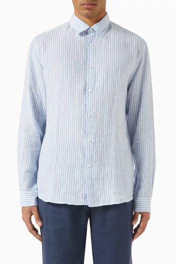 Long-sleeve Shirt in Linen