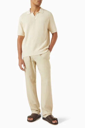 Drawstring Pants in Linen