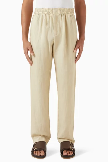 Drawstring Pants in Linen