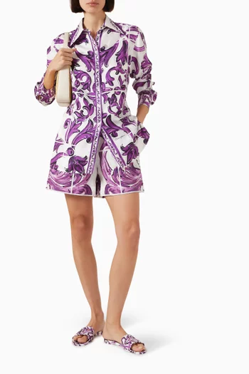 Majolica-print Shirt