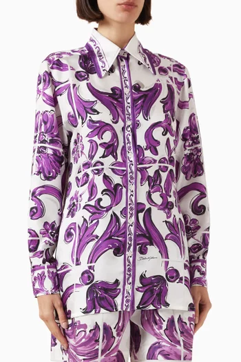 Majolica-print Shirt
