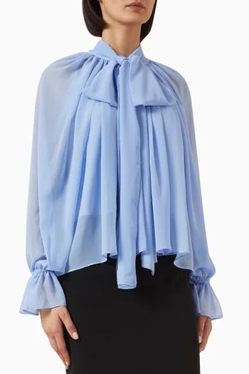 Tie-up Gathered Top