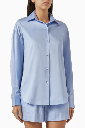 En Vau Oversized Shirt in Organic Cotton