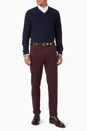 Garment-dyed Jeans in Denim