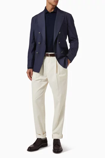 Polo Sweater in Cashmere Knit