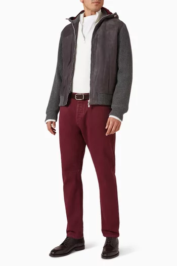 English-rib Sweater in Cotton