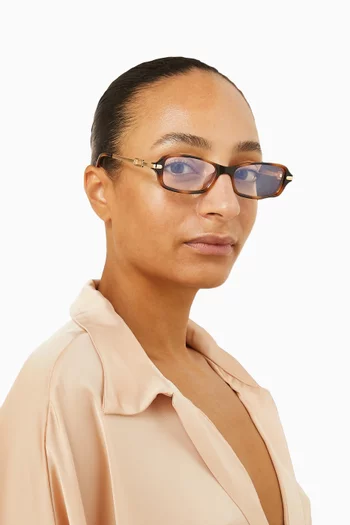 نظارة باموزلر بإطار مستطيل
