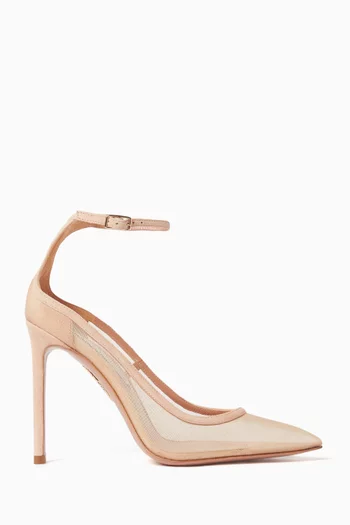 Love Affair 105 Pumps in Mesh & Suede