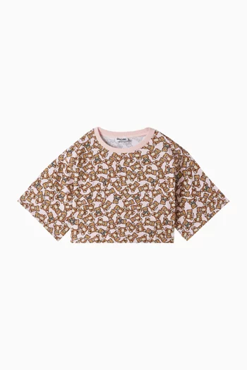 Teddy-printed T-shirt