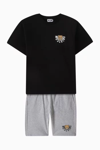 Bear Logo Sweat Shorts
