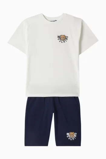 Bear Logo Sweat Shorts