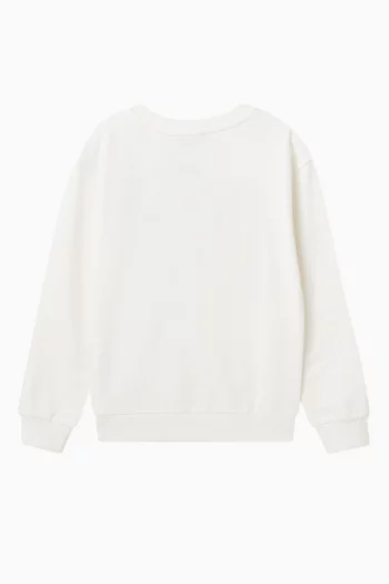 Logo Bear Sweatshirt in Cotton