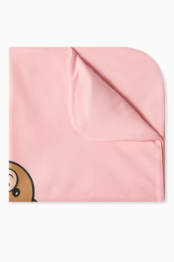 Teddy Bear Blanket in Cotton