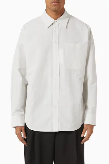 Check Shirt in Cotton & Linen
