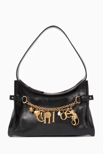 Small Chloé Charms Hobo Bag in Leather