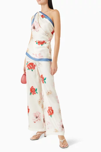 Elba Pants in Satin
