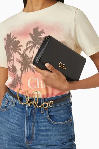 Chloé Iconic Chain Wallet in Calfskin