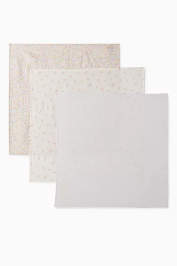 Floral Print Muslin Squares Set