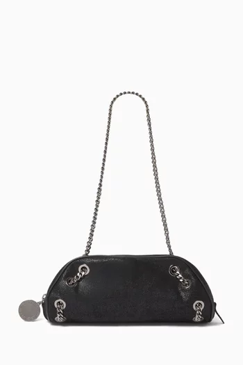 Falabella Bowling Shoulder Bag in Eco Shaggy Deer