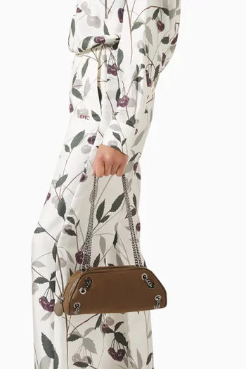 Falabella Bowling Shoulder Bag in Eco Shaggy Deer