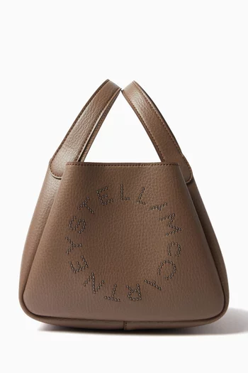 Logo Double Top-handle Bag in Alter Mat