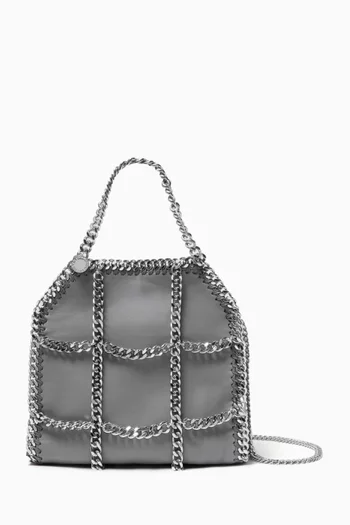 Limited-edition Mini Falabella Chain Tote Bag in Shaggy Deer
