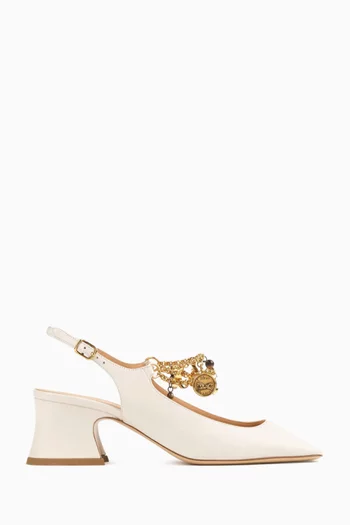 Charms 55 Slingback Pumps in Nappa Leather