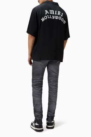 Hollywood Bowling Shirt in Modal Blend