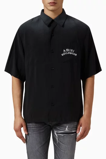 Hollywood Bowling Shirt in Modal Blend