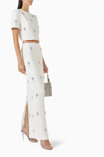 The Ultimate Muse Crystal Maxi Skirt