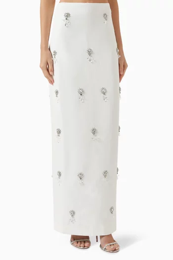 The Ultimate Muse Crystal Maxi Skirt
